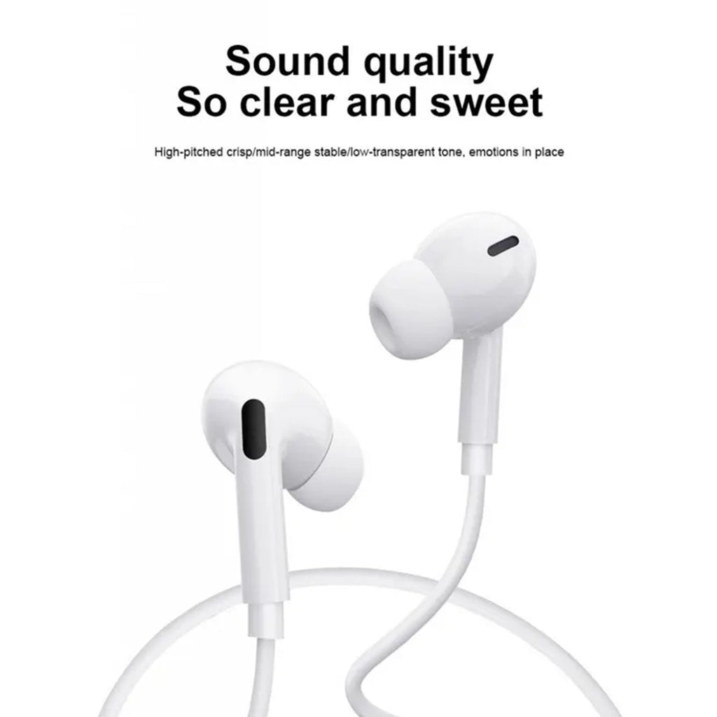 USB-C Wired Earbuds with Microphone & Remote