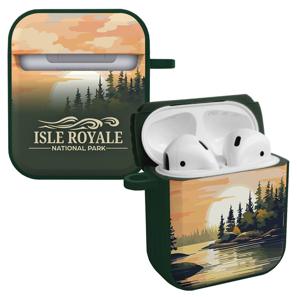 National Parks Isla Royale HDX Apple Airpods Gen 1 & 2 Case Cover