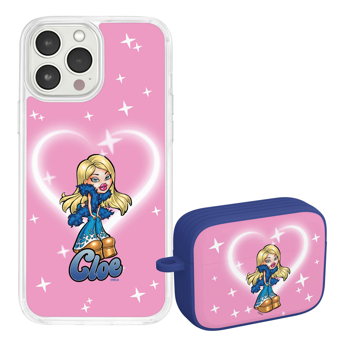 Bratz® Passion For Fashion HD Apple iPhone 13 Mag-Safe Phone Case and AirPods Pro 1 & 2 Combo Package
