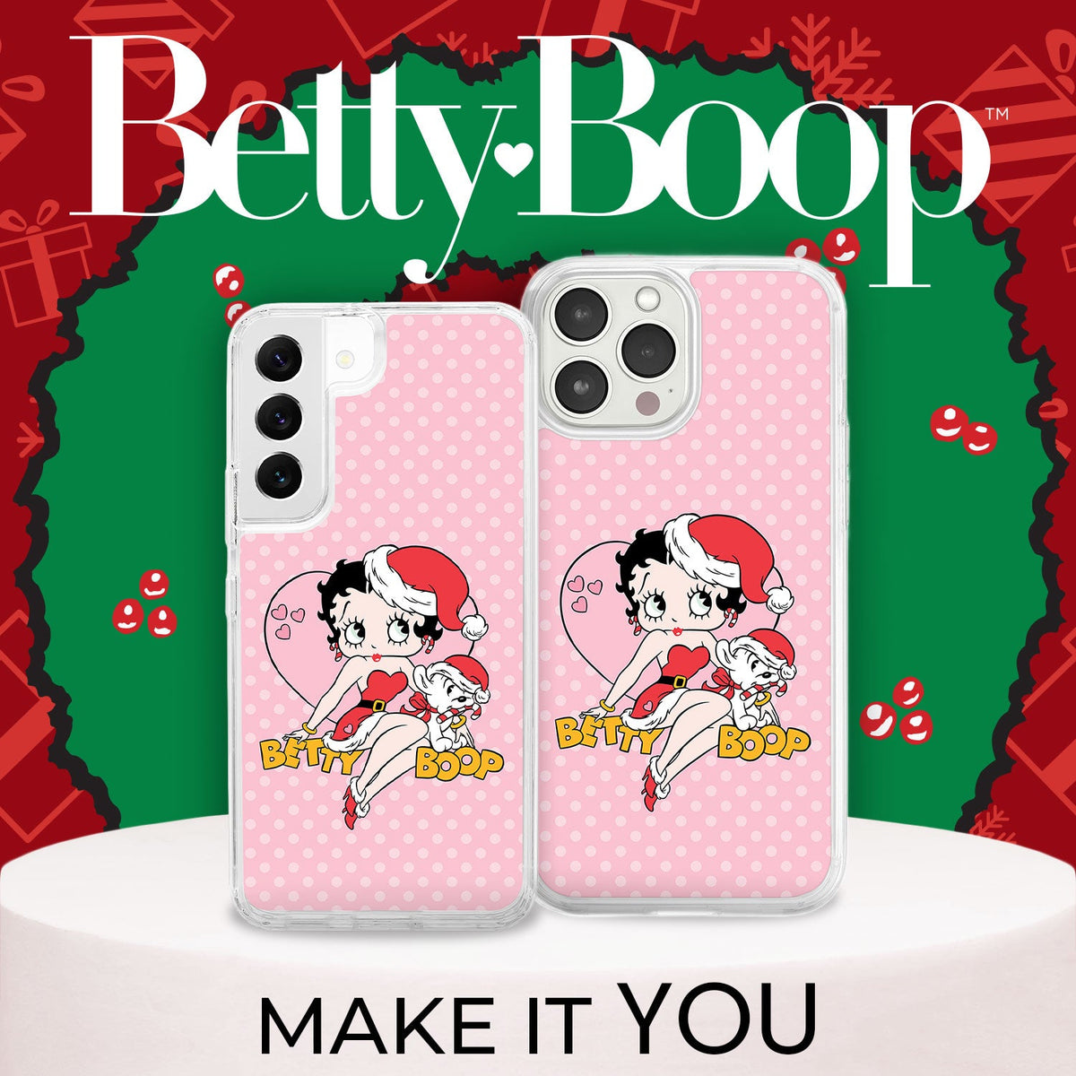 Betty Boop Christmas HD Apple iPhone 11 Series Phone Case