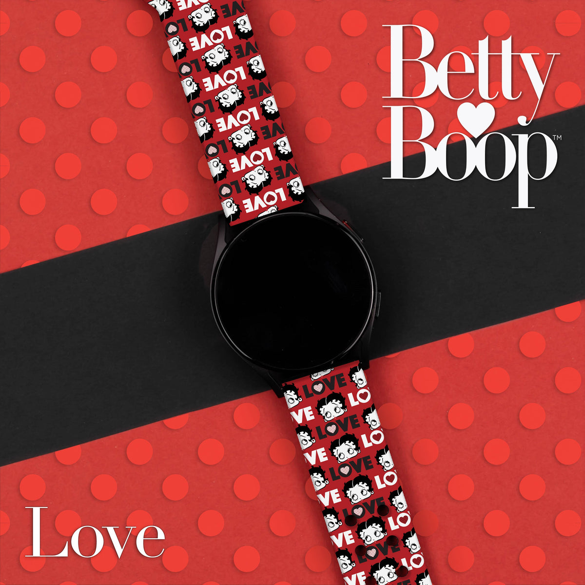 Betty Boop Classic HD  Watchband for Samsung, Garmin, Fossil, and More