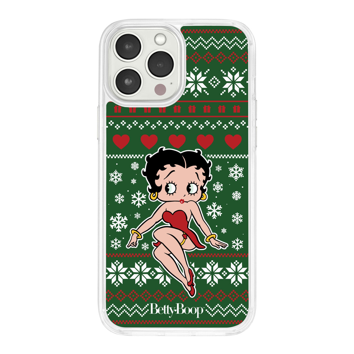 Betty Boop Happy Holidays HD Apple iPhone 11 Series Phone Case