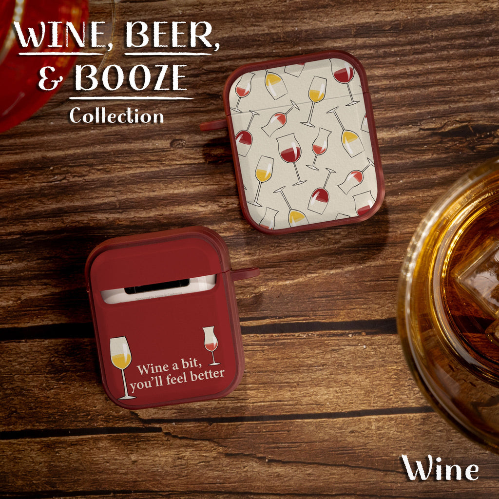 Wine, Beer, & Booze HDX Apple AirPods Gen 1 & 2 Case Cover