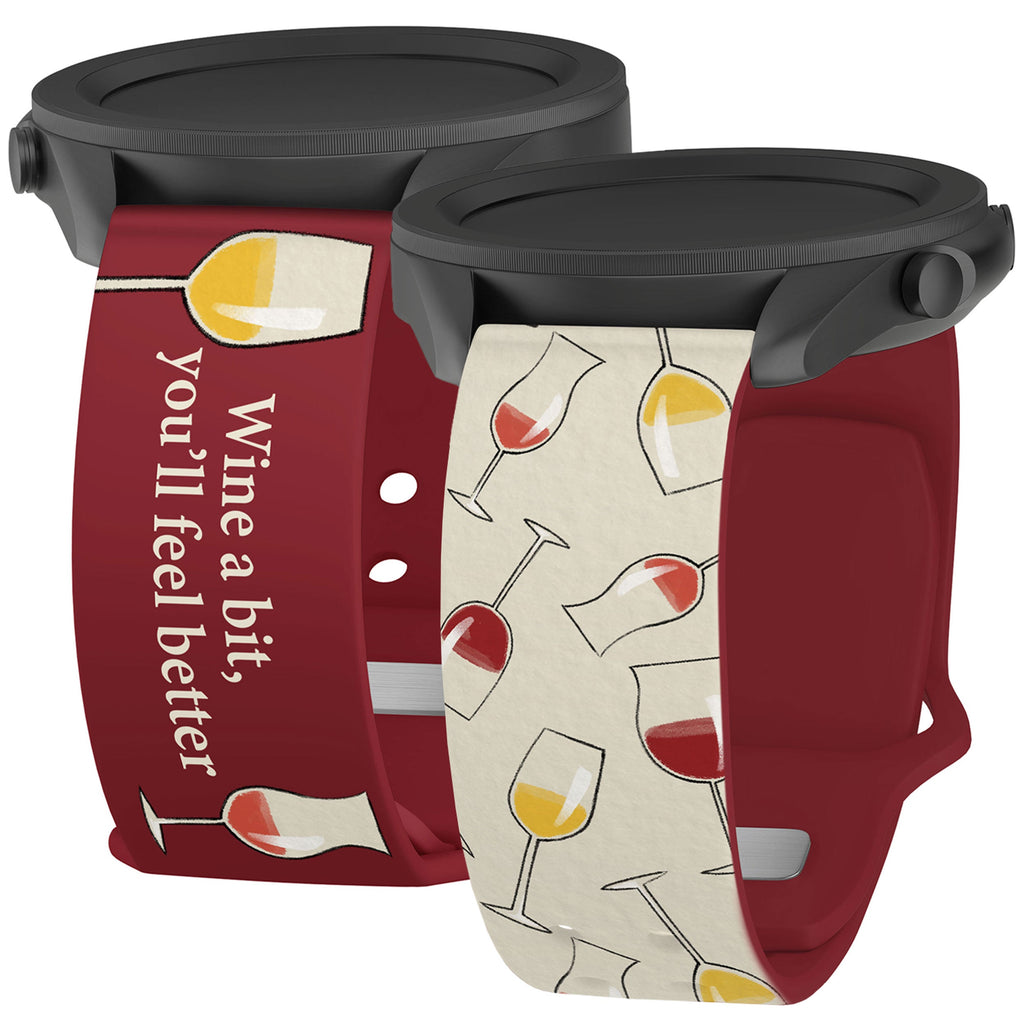 Wine, Beer, & Booze HD  Watchband for Samsung, Garmin, Fossil, and More