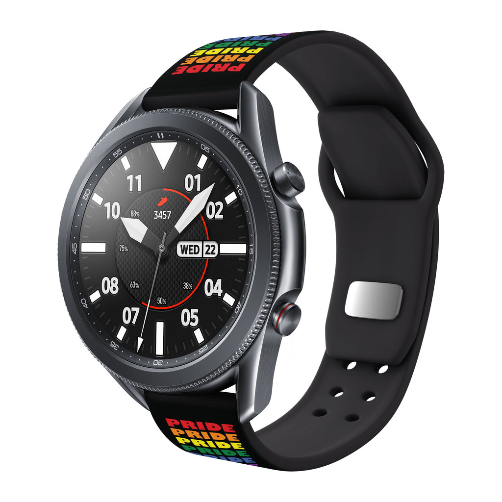 Pride HD  Watchband for Samsung, Garmin, Fossil, and More for Samsung, Garmin, Fossil, and More