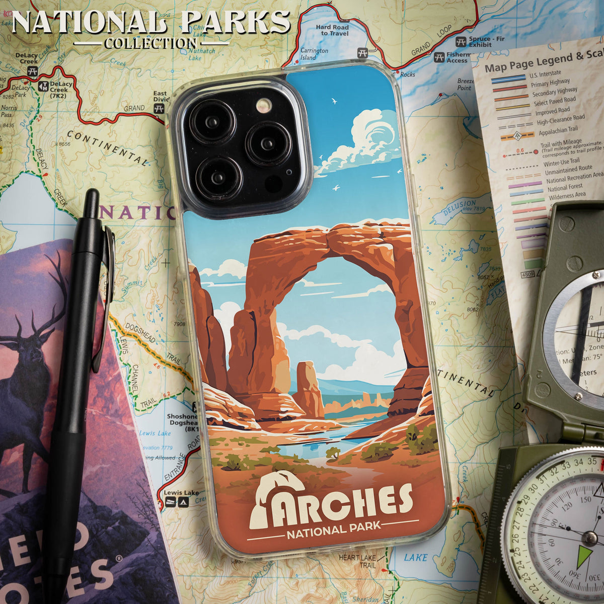National Parks Arches HD Apple iPhone 11 Series Phone Case