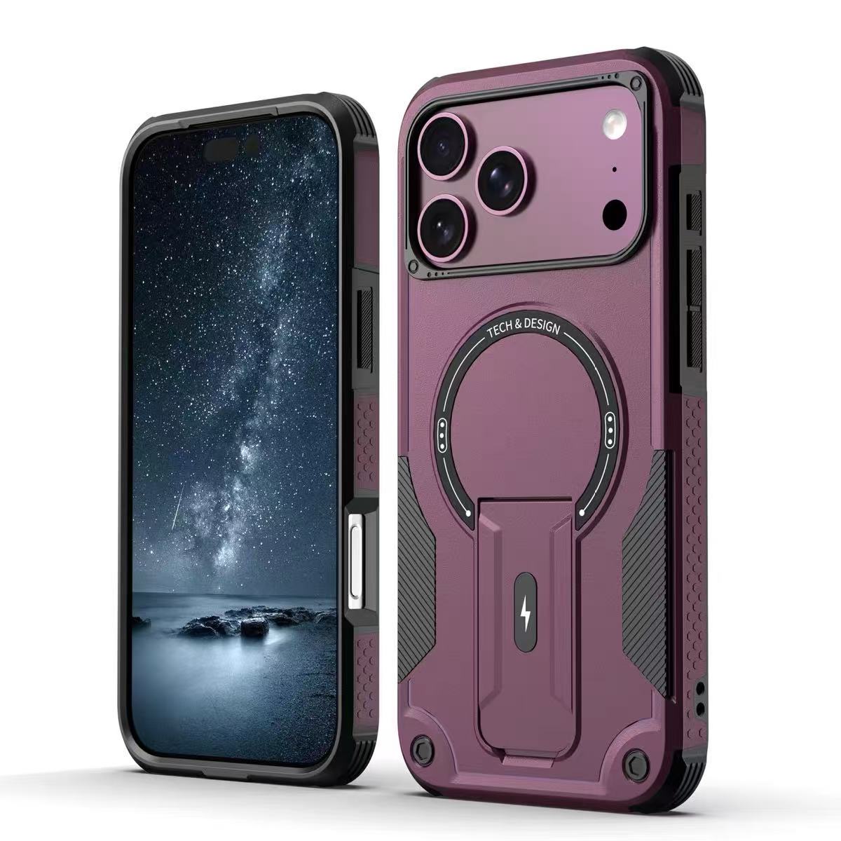 ProStand Magnetic Shockproof Case with Invisible Kickstand – iPhone 17 Pro & iPhone 18 Pro