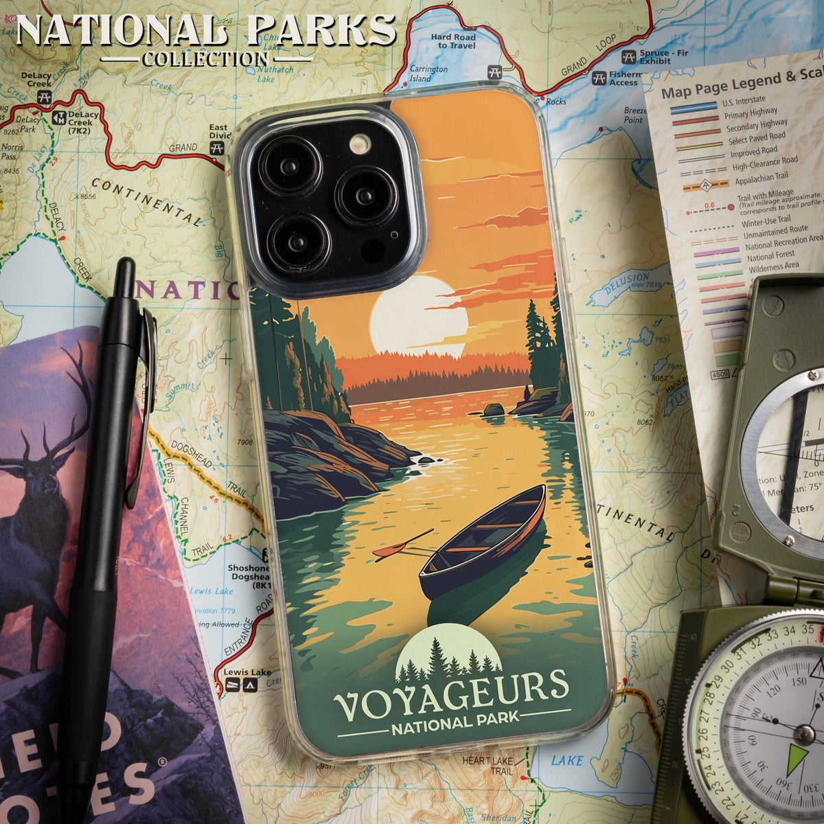 National Parks Voyageurs HD Apple iPhone 11 Series Phone Case
