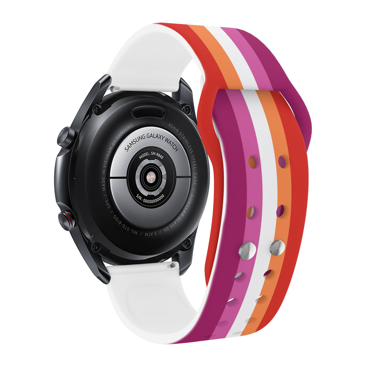 Pride HD  Watchband for Samsung, Garmin, Fossil, and More for Samsung, Garmin, Fossil, and More