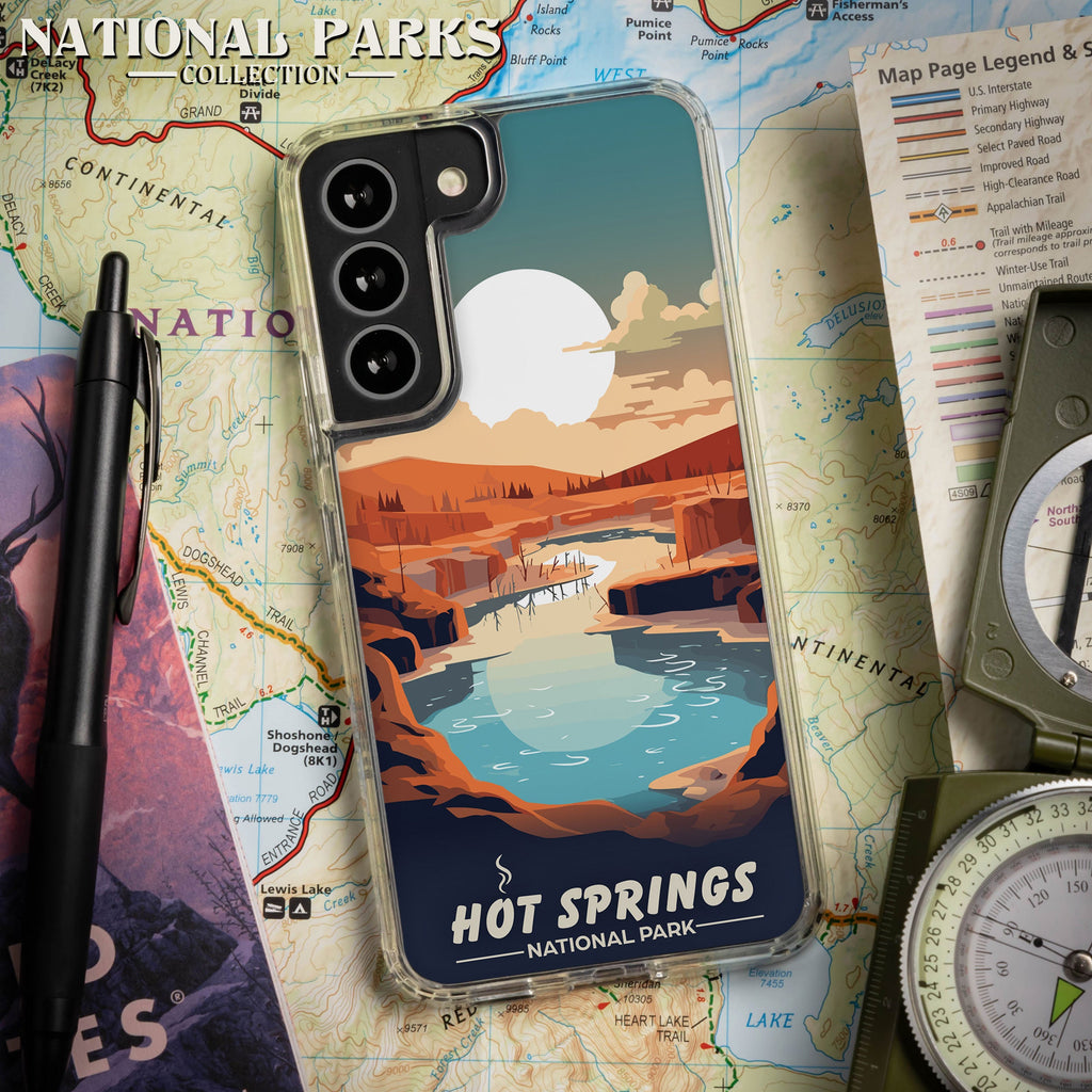 National Parks Hot Springs HD Samsung Galaxy S23 Phone Case