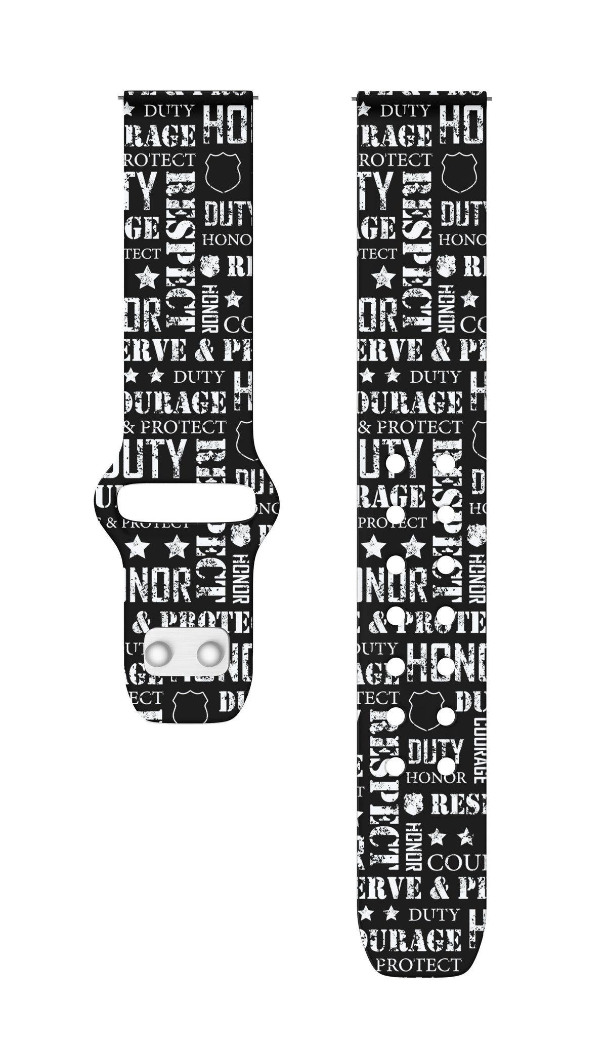 Law Enforcement HD Watchband for Samsung, Garmin, Fossil, and More for Samsung, Garmin, Fossil, and More