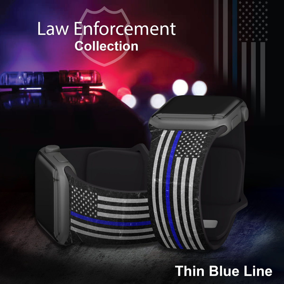 Law Enforcement HD Apple Watch Band
