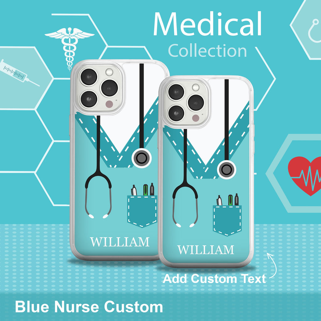 Nurse HD Custom Name Apple iPhone 13 Series Mag-Safe Phone Case