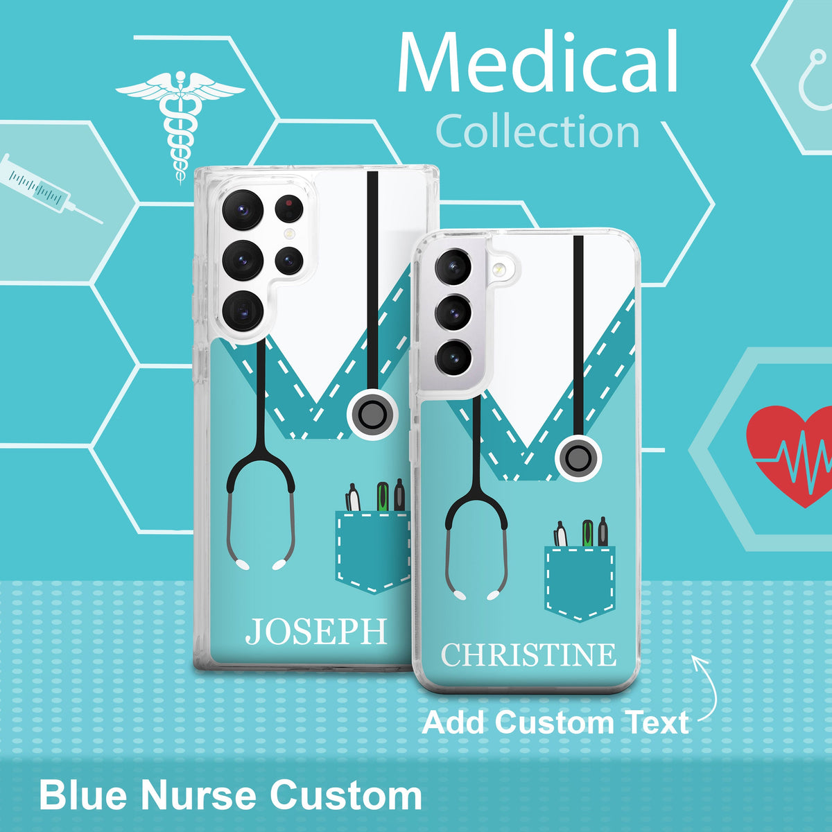Nurse HD Custom Name Samsung Galaxy S21 Phone Case