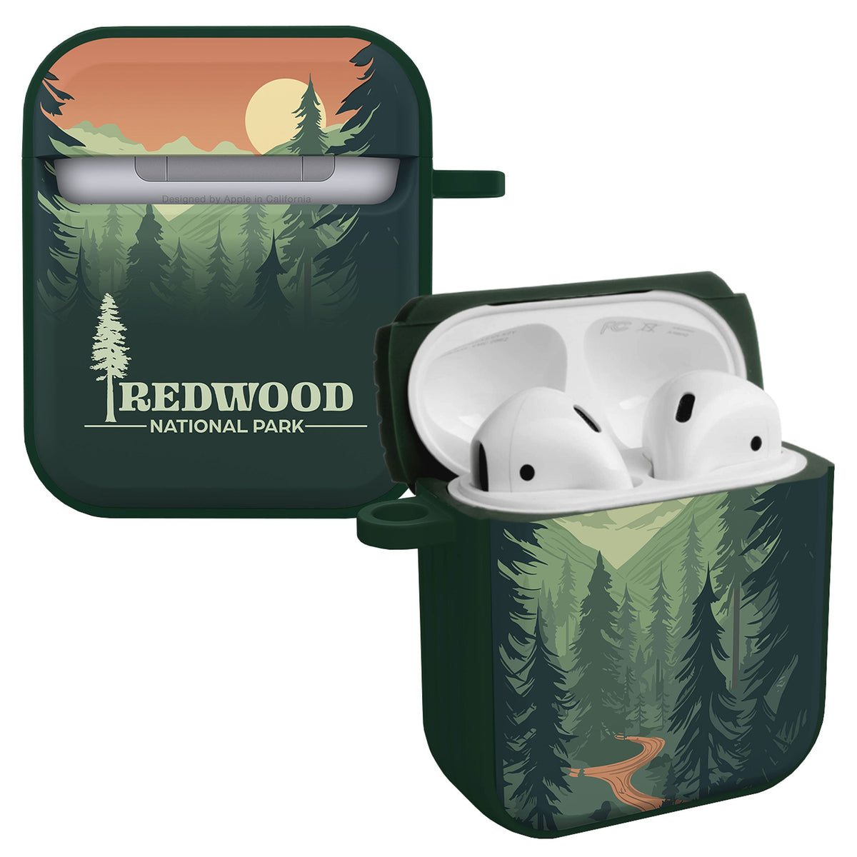 National Parks Redwood HDX Apple Airpods Gen 1 & 2 Case Cover