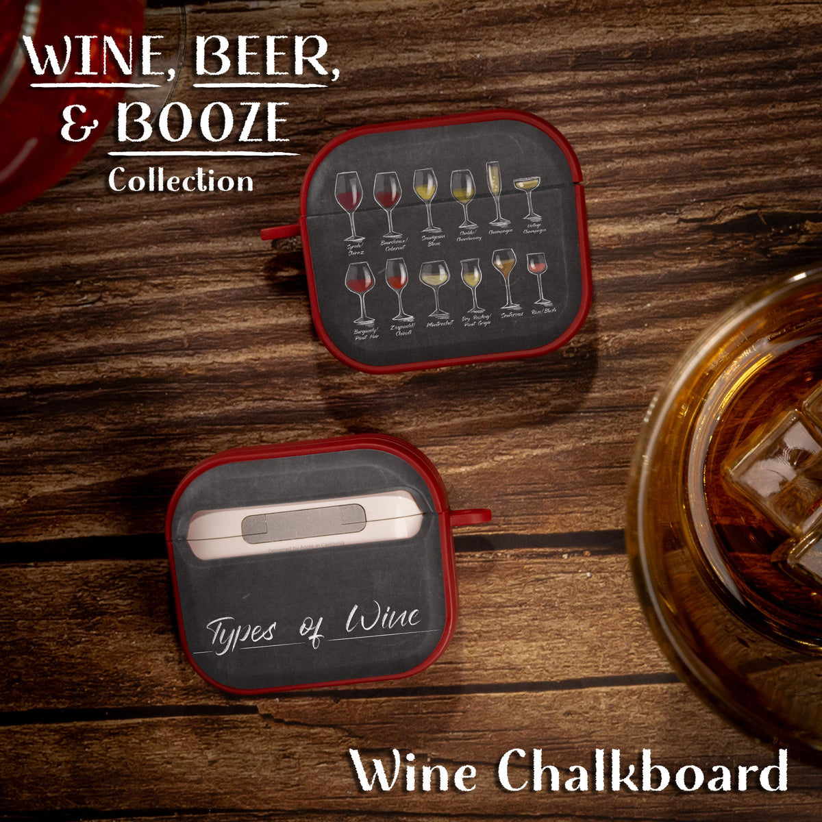 Wine, Beer, & Booze HDX Apple AirPods Gen 3 Case Cover