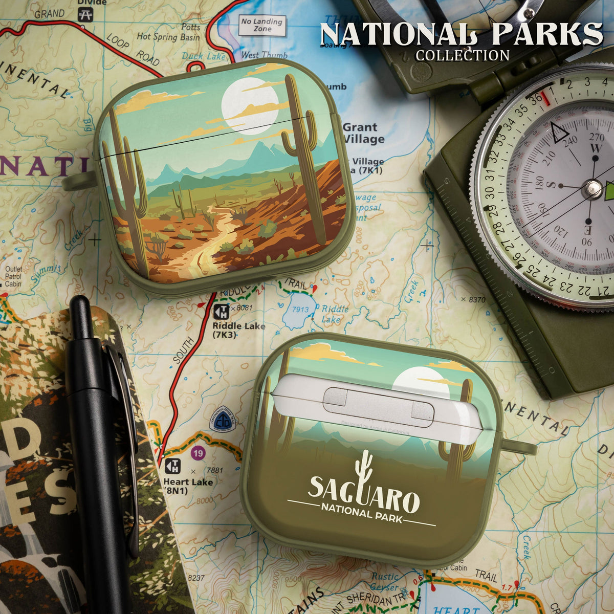 National Parks Saguaro HDX Apple Airpods Gen 3 Case Cover