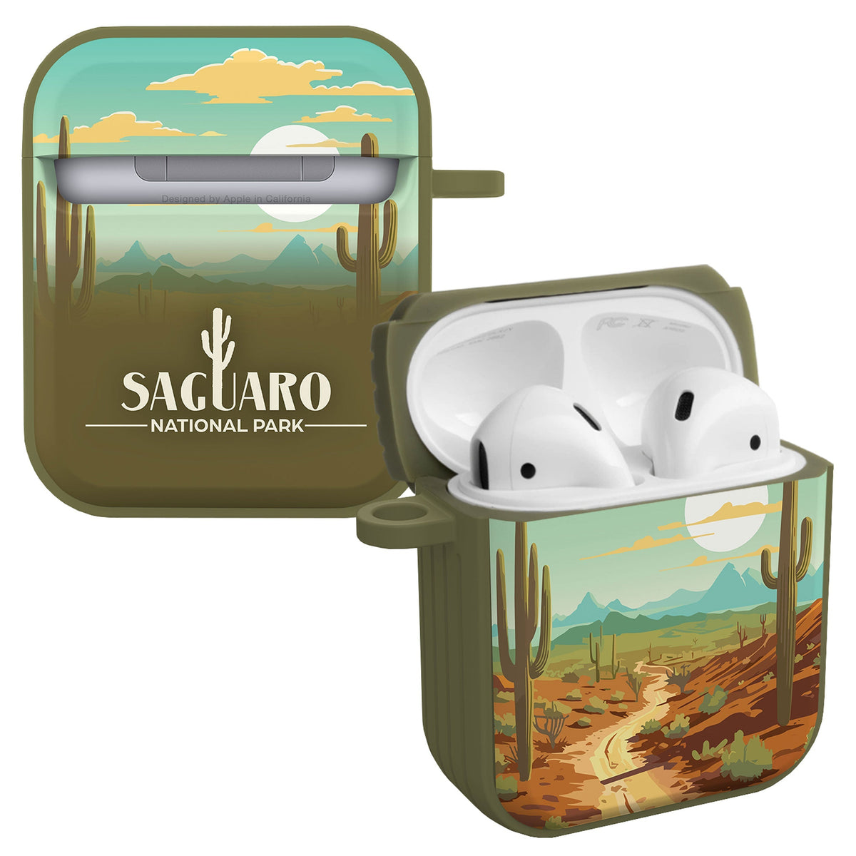 National Parks Saguaro HDX Apple Airpods Gen 1 & 2 Case Cover