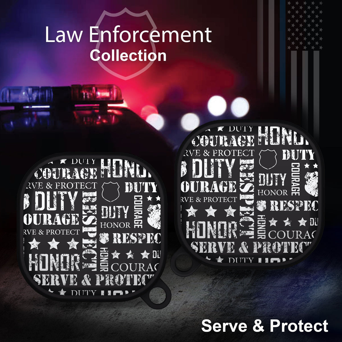 Law Enforcement HDX Samsung Galaxy Buds Pro & Buds Live Case Cover