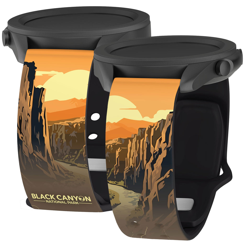 National Parks Black Canyon HD  Watchband for Samsung, Garmin, Fossil, and More