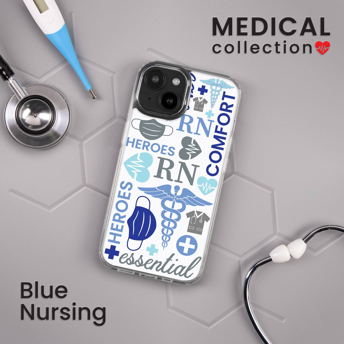 Nurse HD Apple iPhone 14 Series Mag-Safe Phone Case