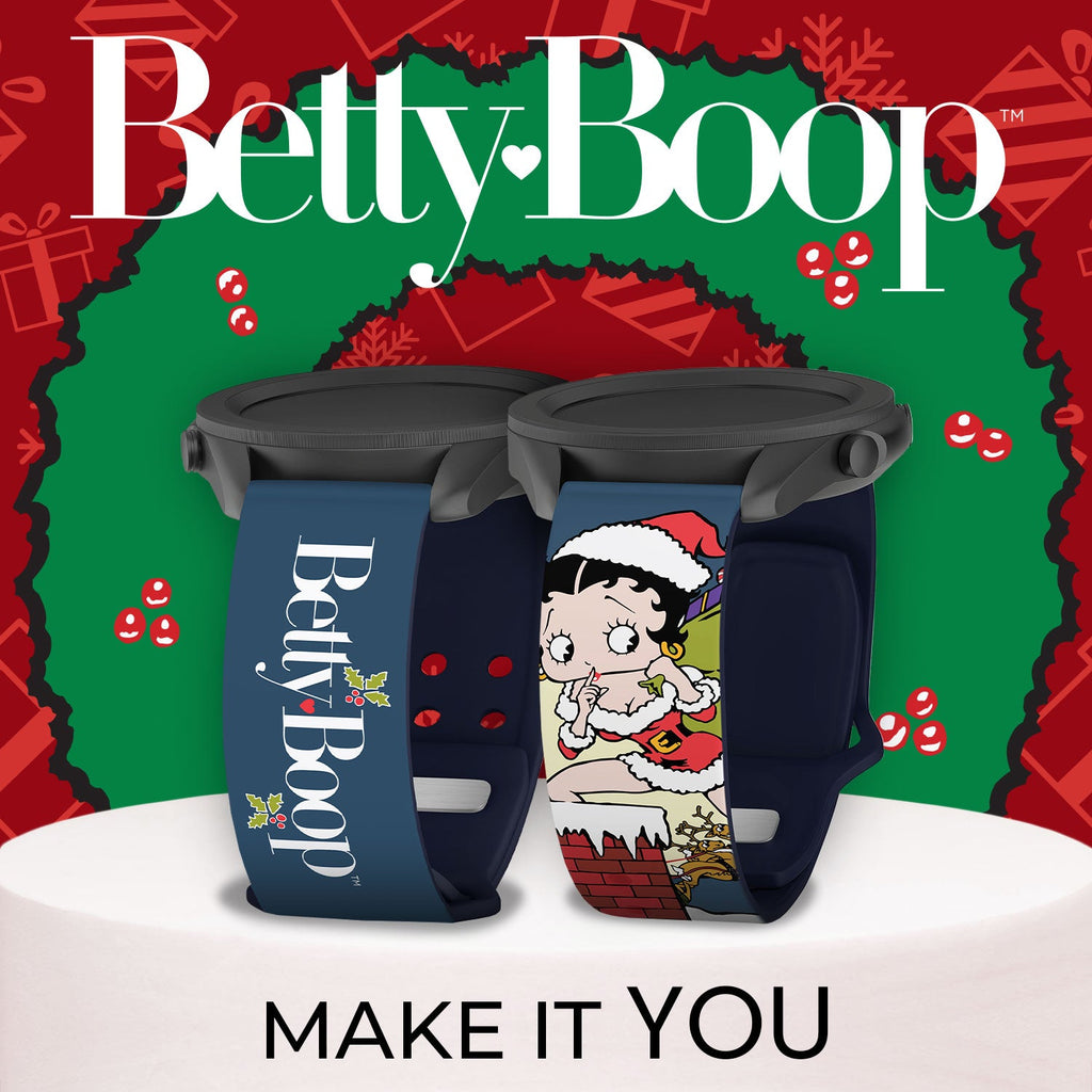 Betty Boop Happy Holidays HD  Watchband for Samsung, Garmin, Fossil, and More