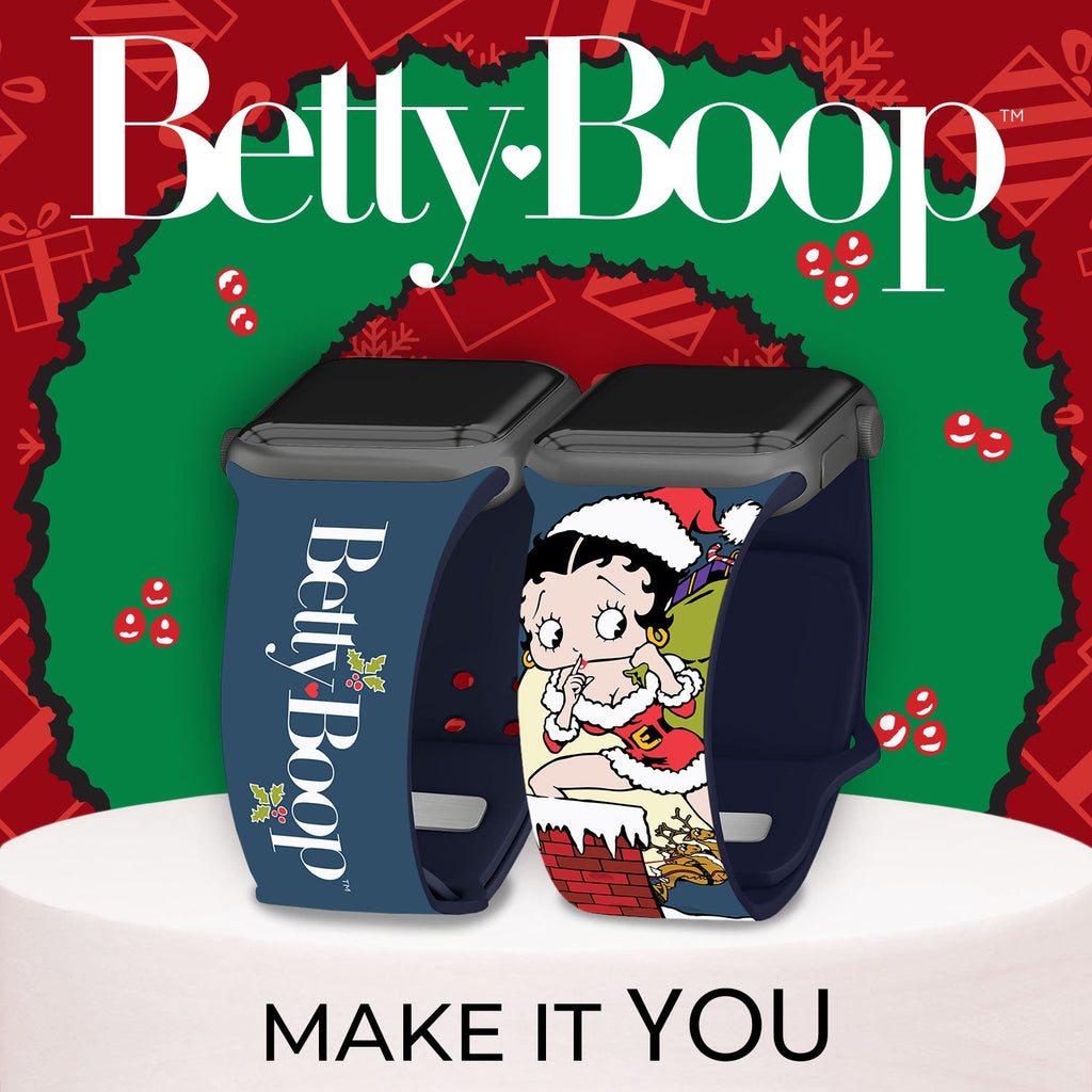 Betty Boop Happy Holidays HD Fitbit Versa 3 & Sense 1 Watch Band