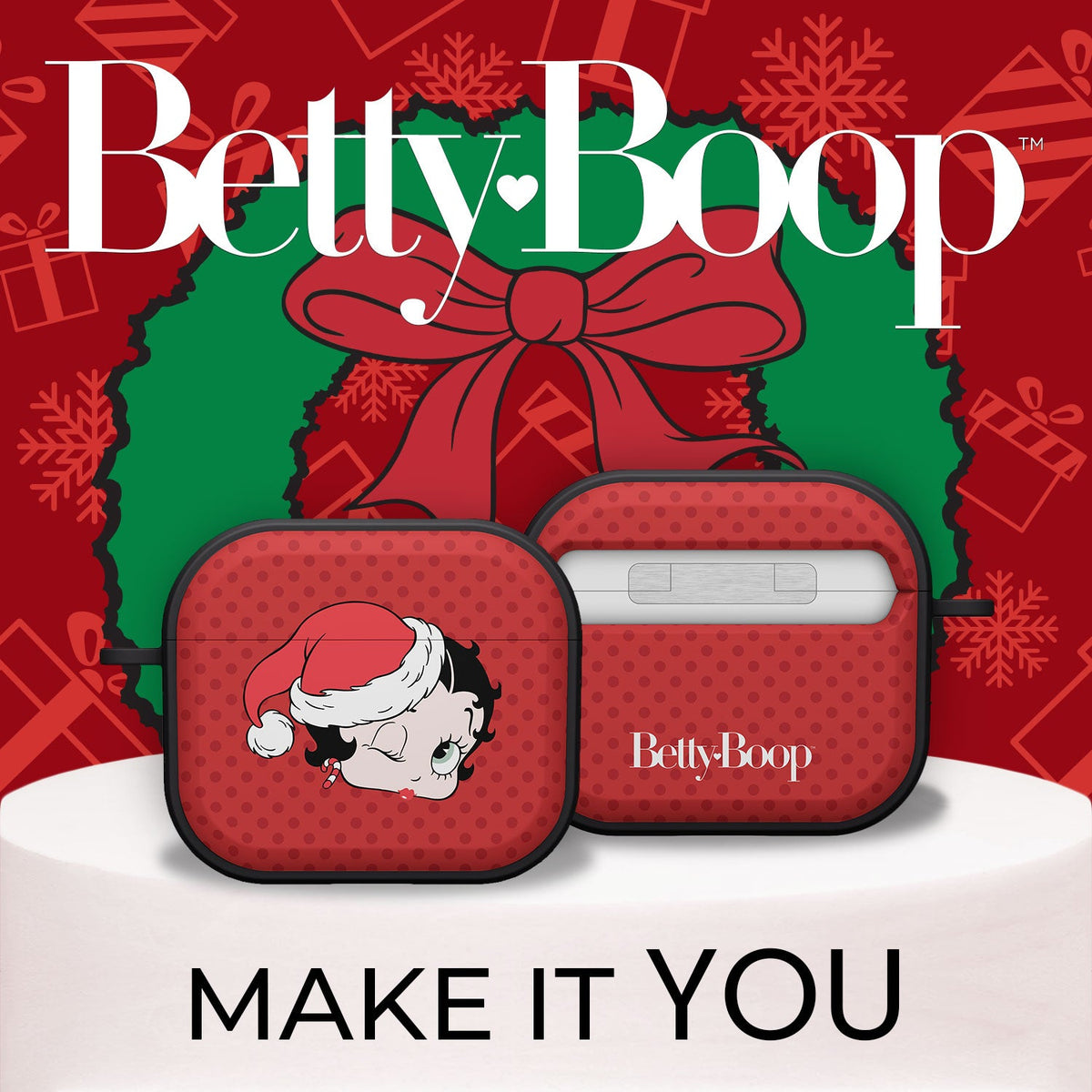 Betty Boop Christmas HDX Apple AirPods Gen 3 Case Cover