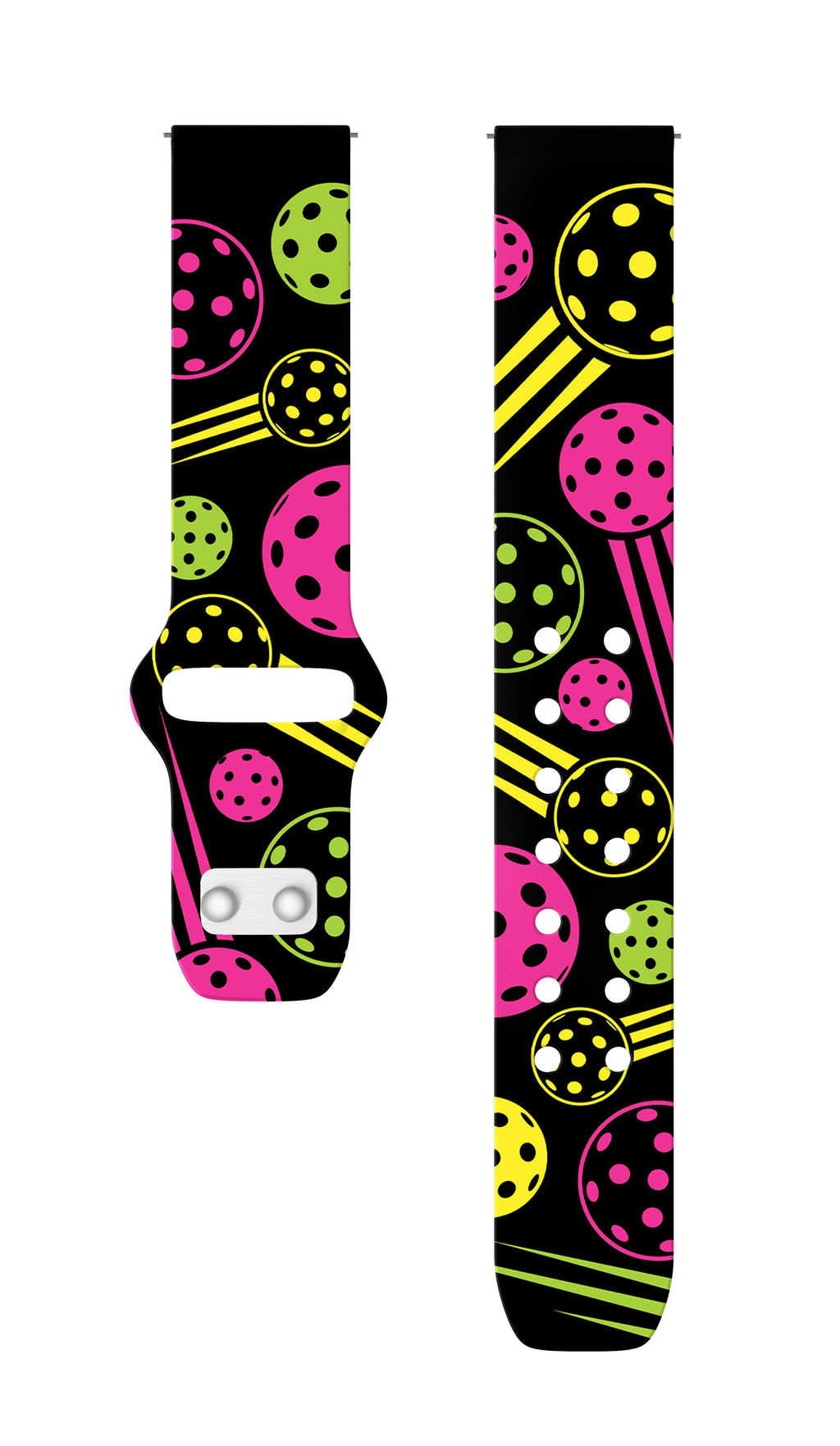Pickleball HD  Watchband for Samsung, Garmin, Fossil, and More
