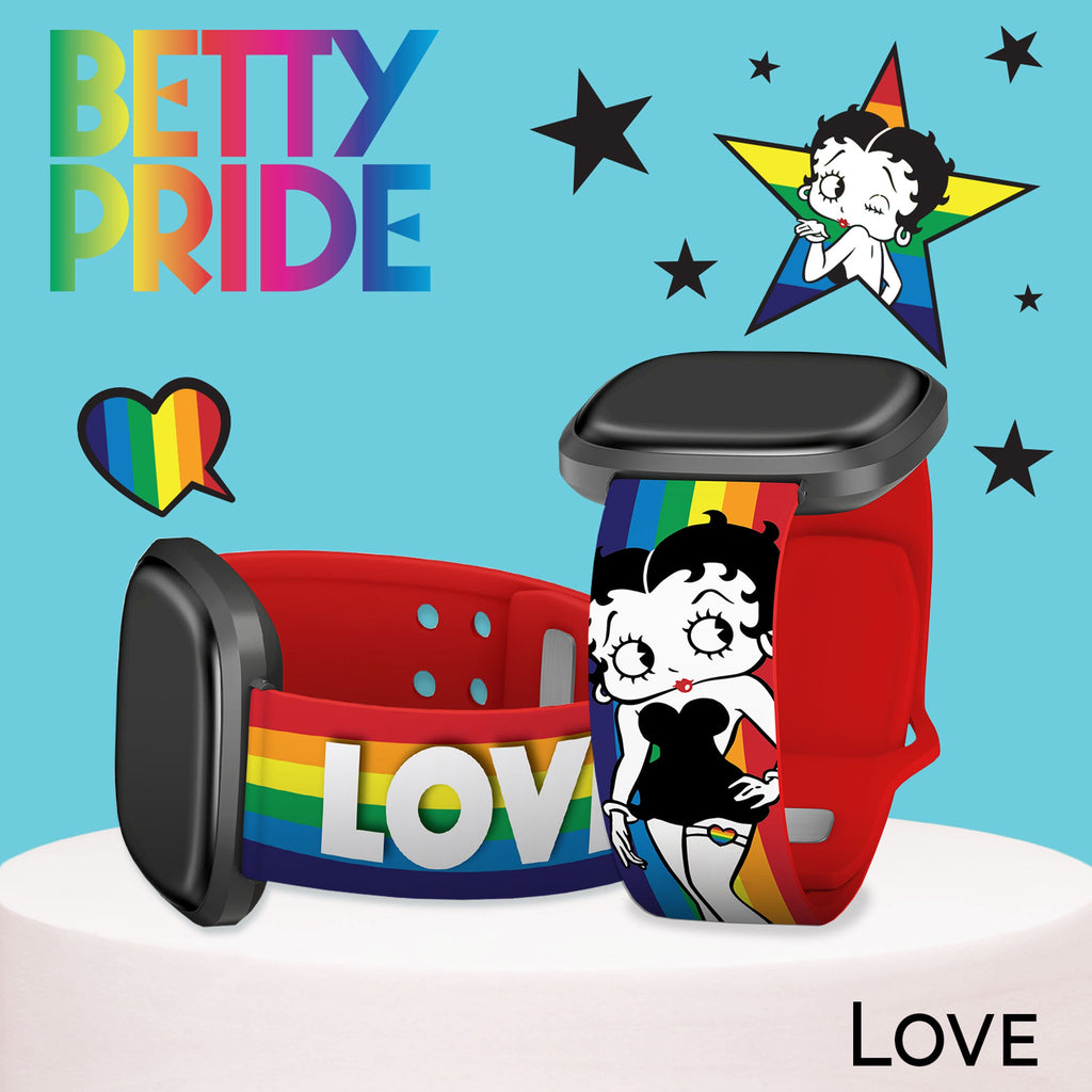 Betty Boop Pride HD Fitbit Versa 3 & Sense 1 Watch Band