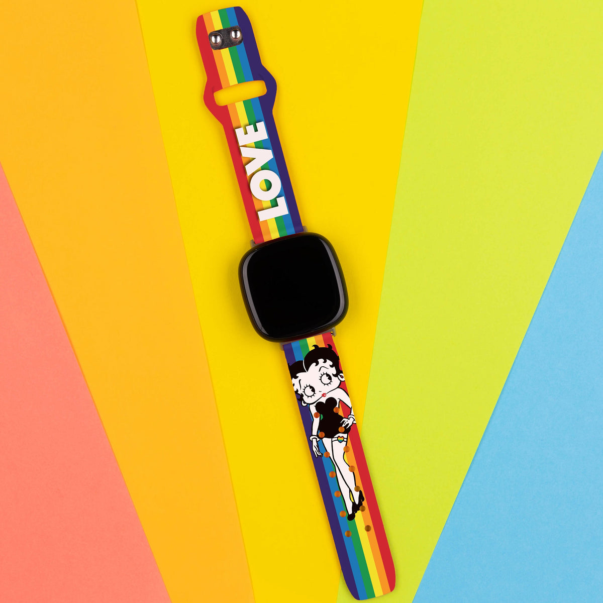 Betty Boop Pride HD Fitbit Versa 3 & Sense 1 Watch Band