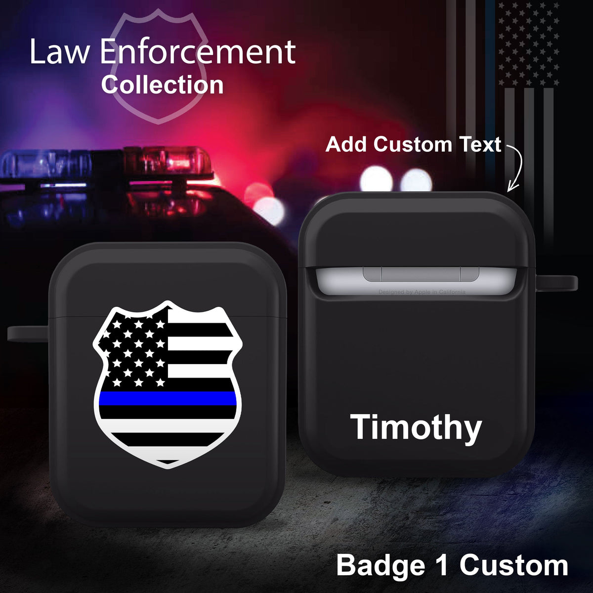 Law Enforcement HDX Apple AirPods Gen 1 & 2 Case Cover