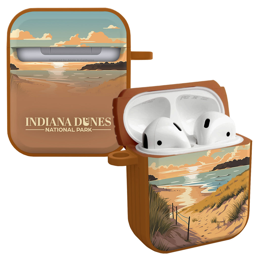 National Parks Indiana Dunes HDX Apple Airpods Gen 1 & 2 Case Cover