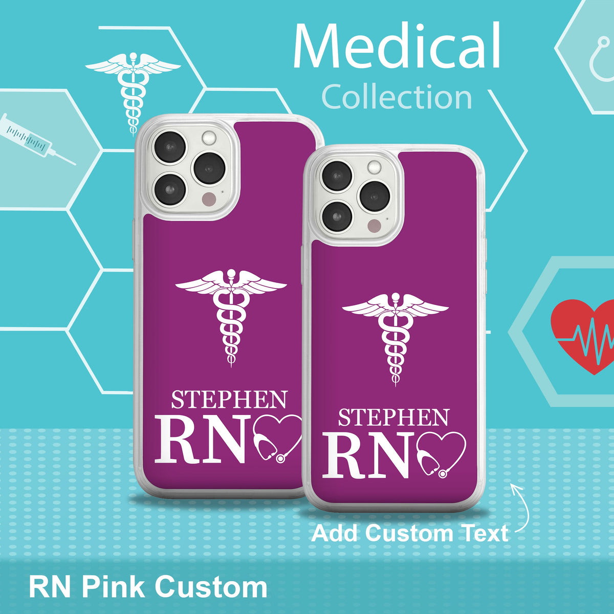 Nurse HD Custom Name Apple iPhone 11 Series Phone Case