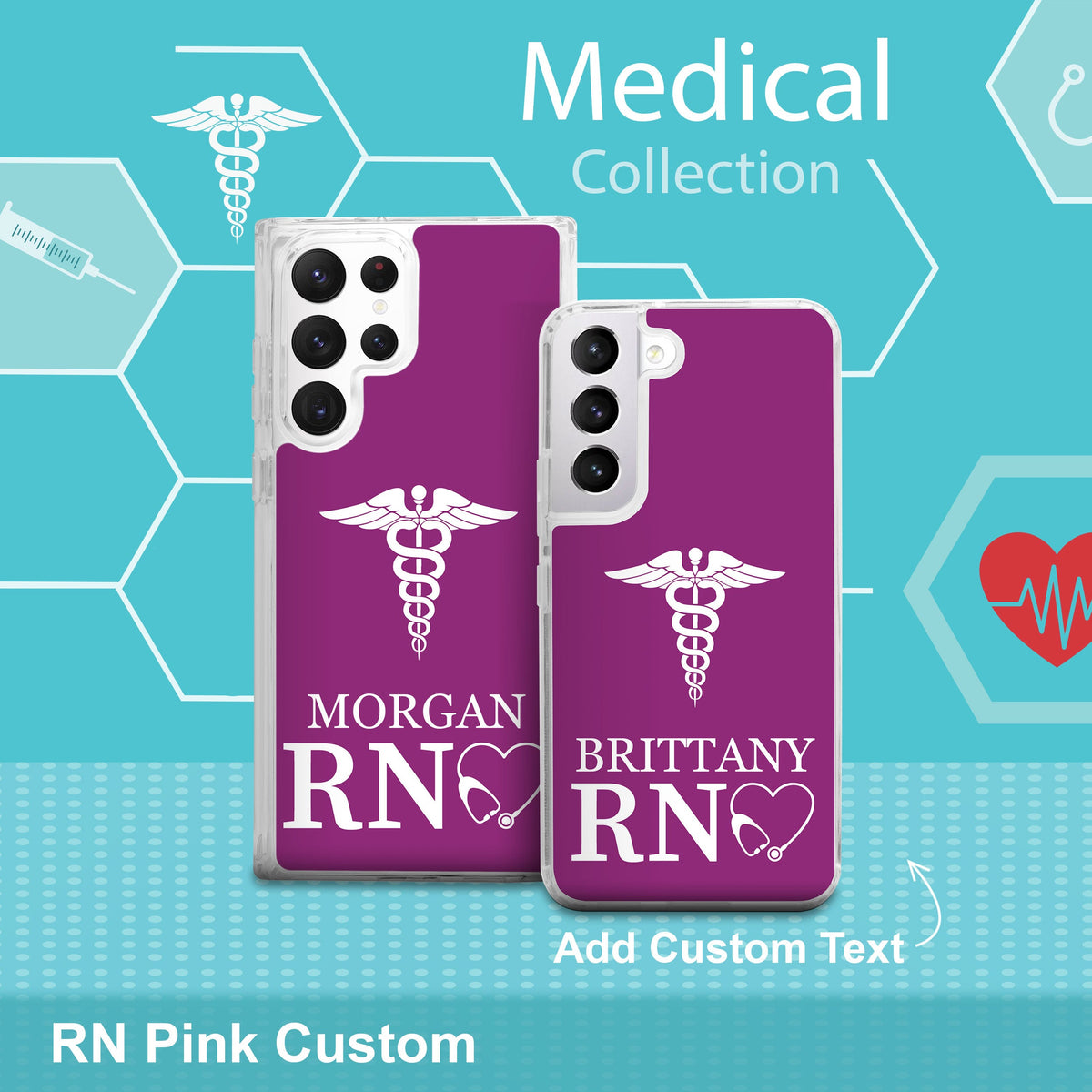 Nurse HD Custom Name Samsung Galaxy S21 Phone Case