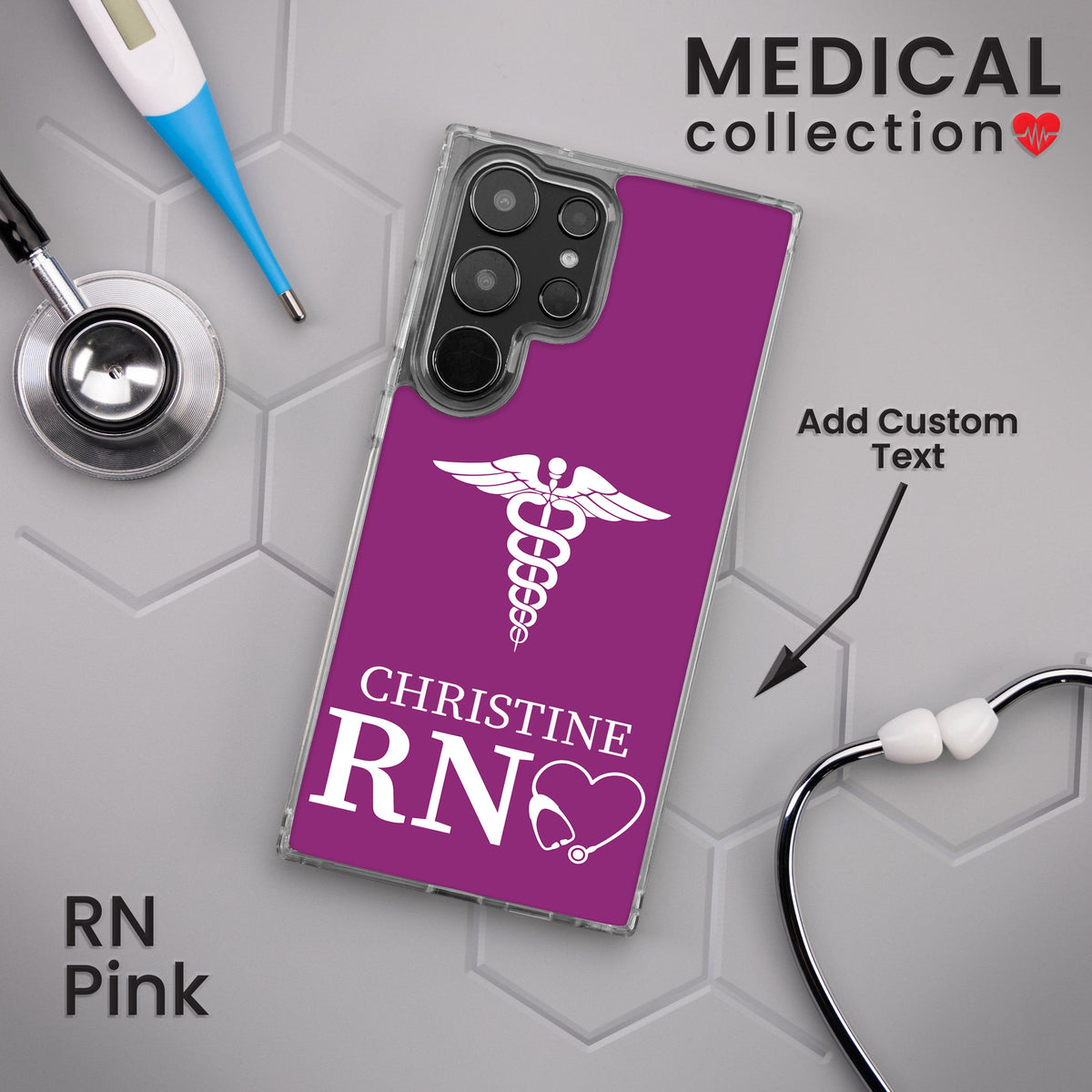 Nurse HD Custom Name Samsung Galaxy S22 Phone Case