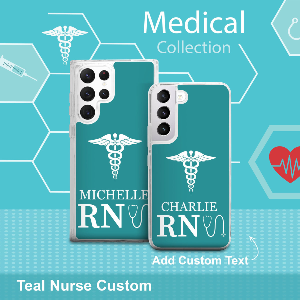 Nurse HD Custom Name Samsung Galaxy S21 Phone Case