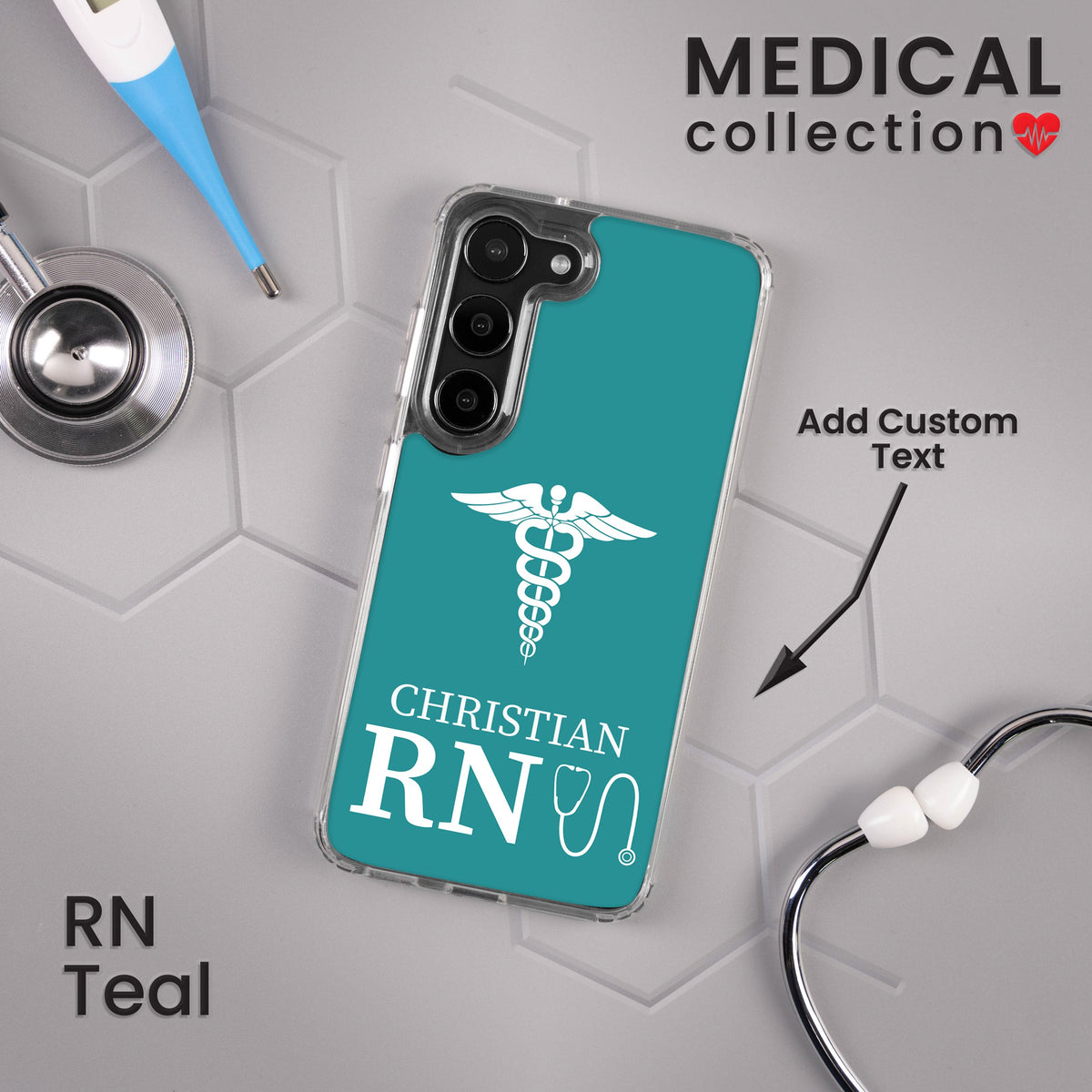 Nurse HD Custom Name Samsung Galaxy S22 Phone Case