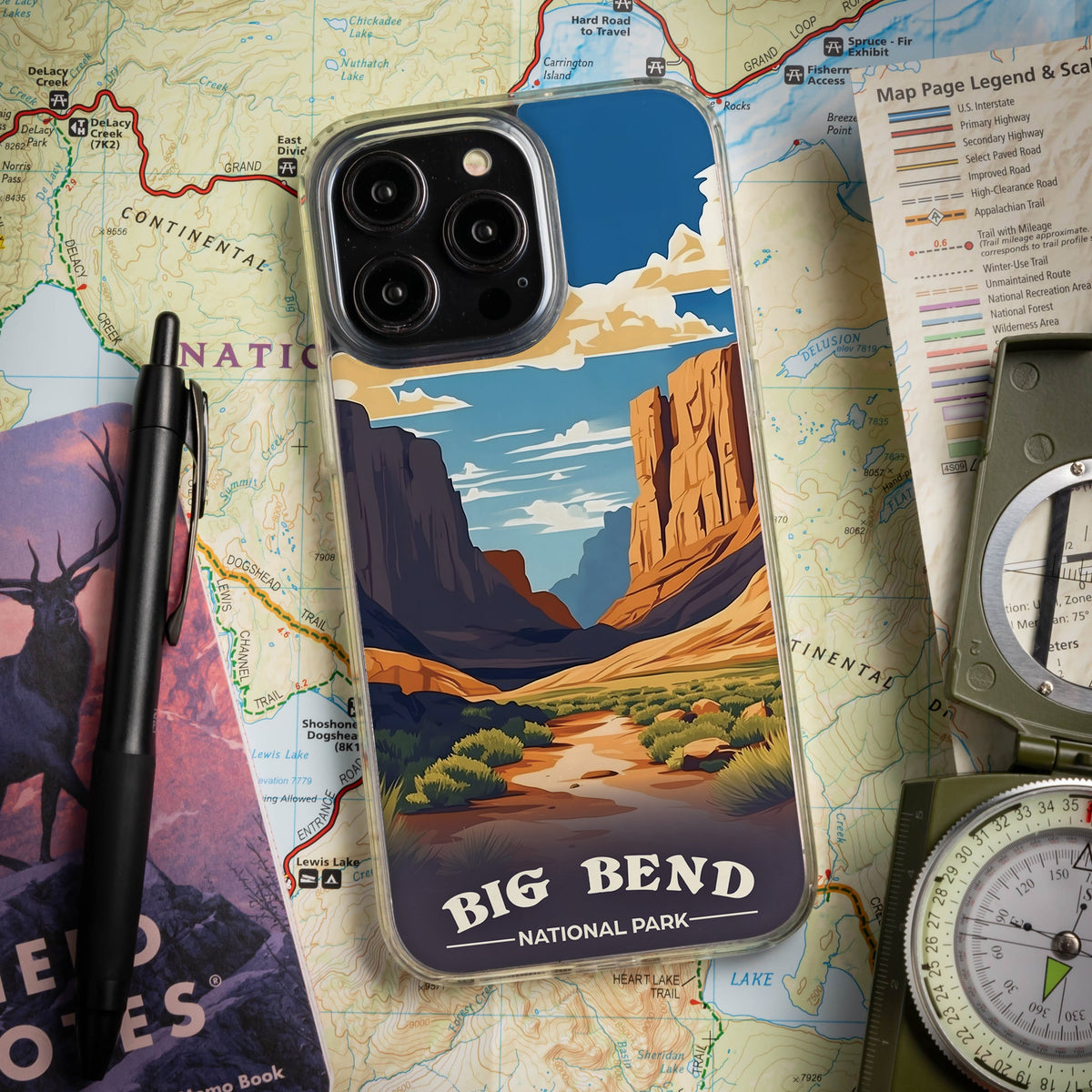 National Parks Big Bend HD Apple iPhone 13 Series Mag-Safe Phone Case