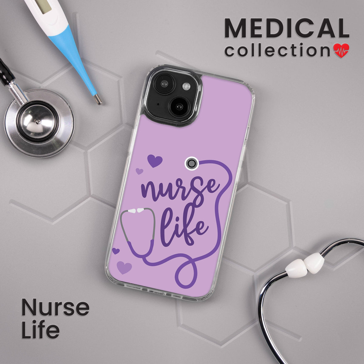 Nurse HD Apple iPhone 15 Series Mag-Safe Phone Case