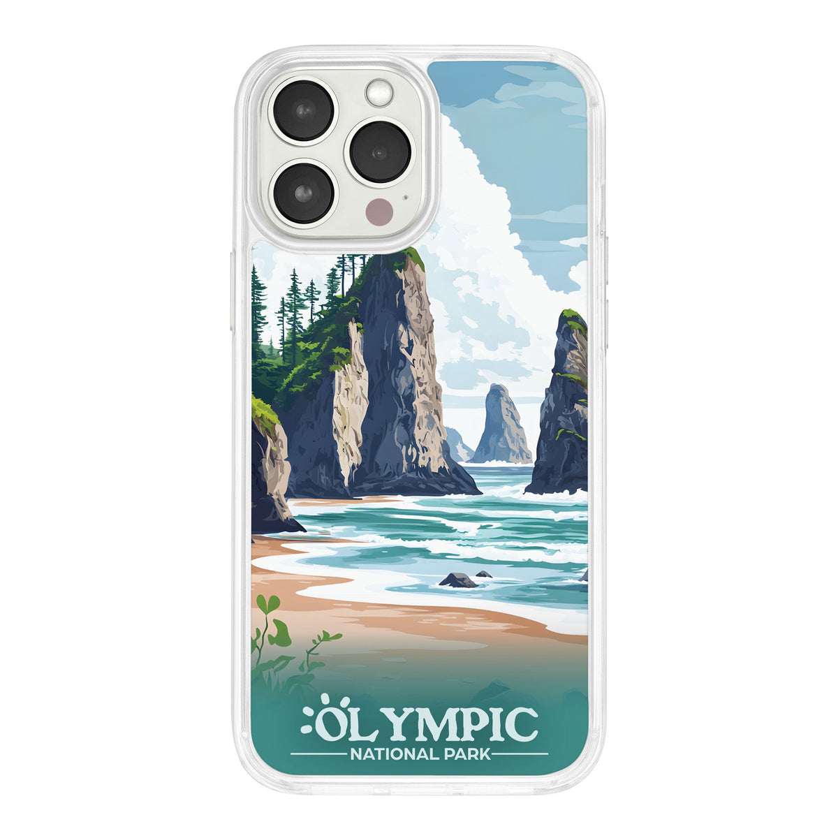 National Parks Olympic HD Apple iPhone 16 Mag-Safe Phone Case