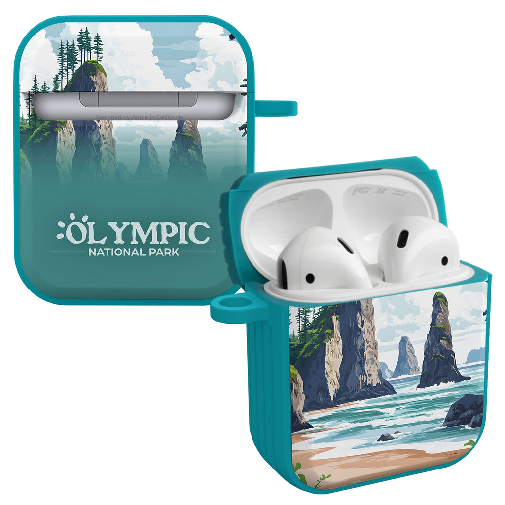 National Parks Olympic HDX Apple Airpods Gen 1 & 2 Case Cover