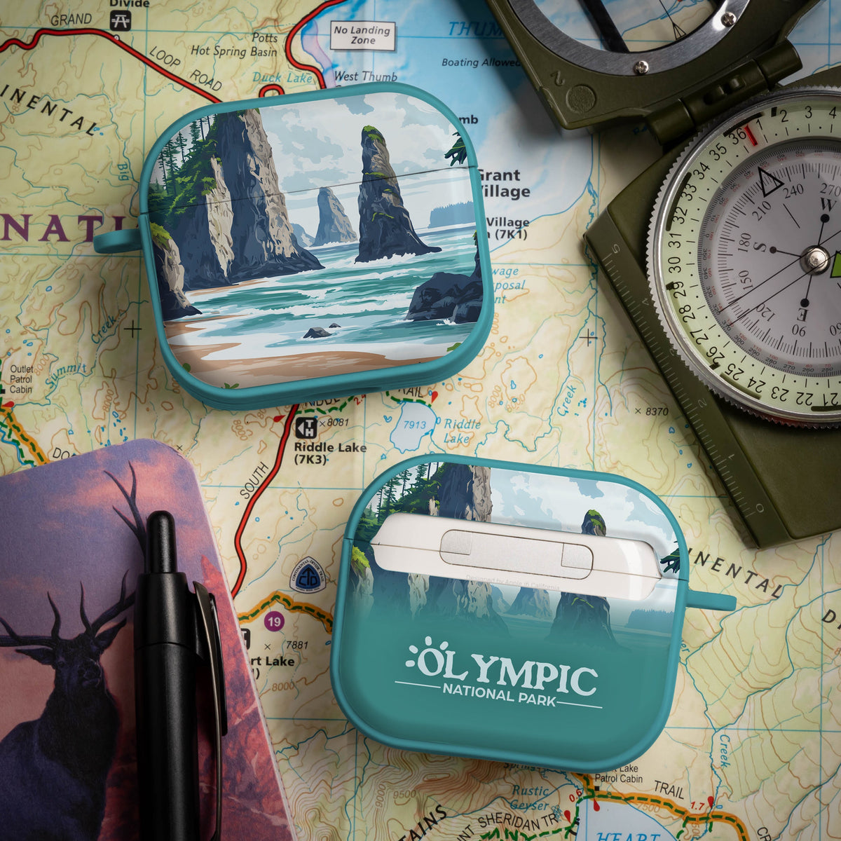 National Parks Olympic HDX Apple Airpods Gen 3 Case Cover