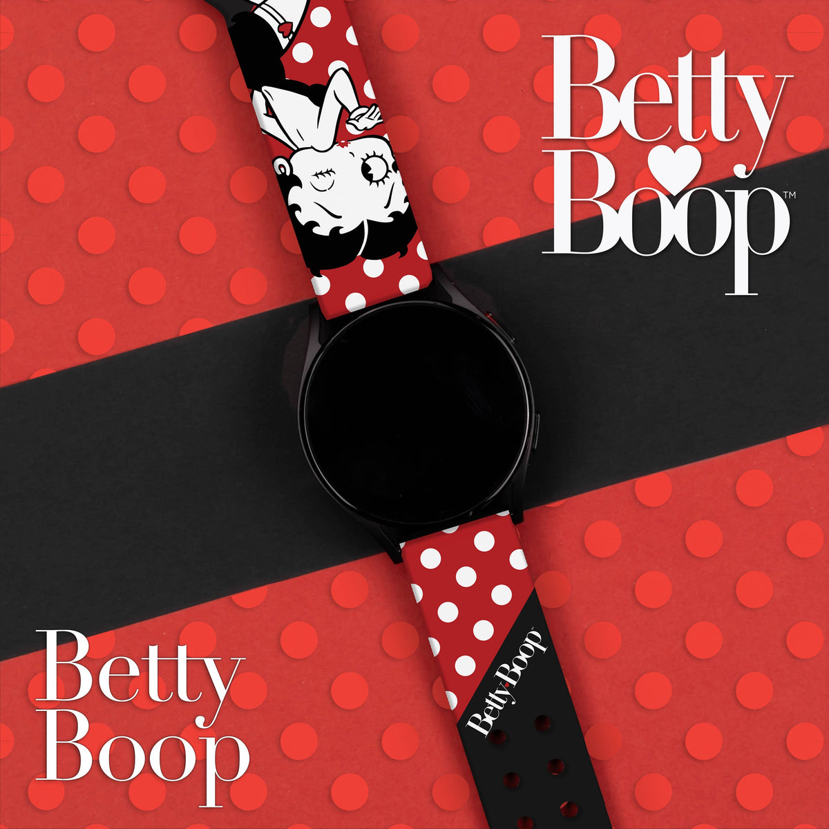 Betty Boop Classic HD  Watchband for Samsung, Garmin, Fossil, and More