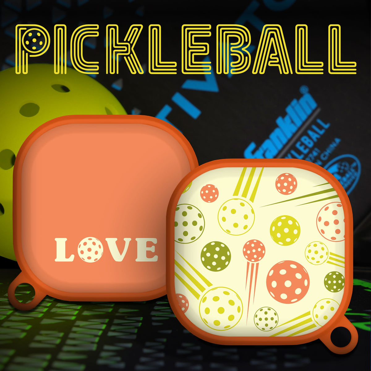 Pickleball HDX Samsung Galaxy Buds Pro & Buds Live Case Cover