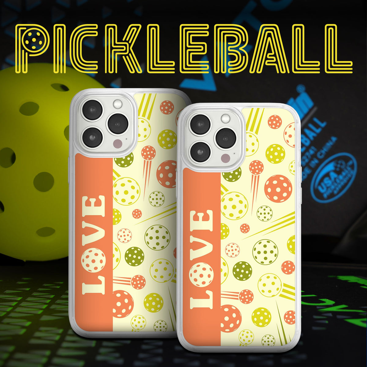 Pickleball HD Apple iPhone 12 Series Mag-Safe Phone Case