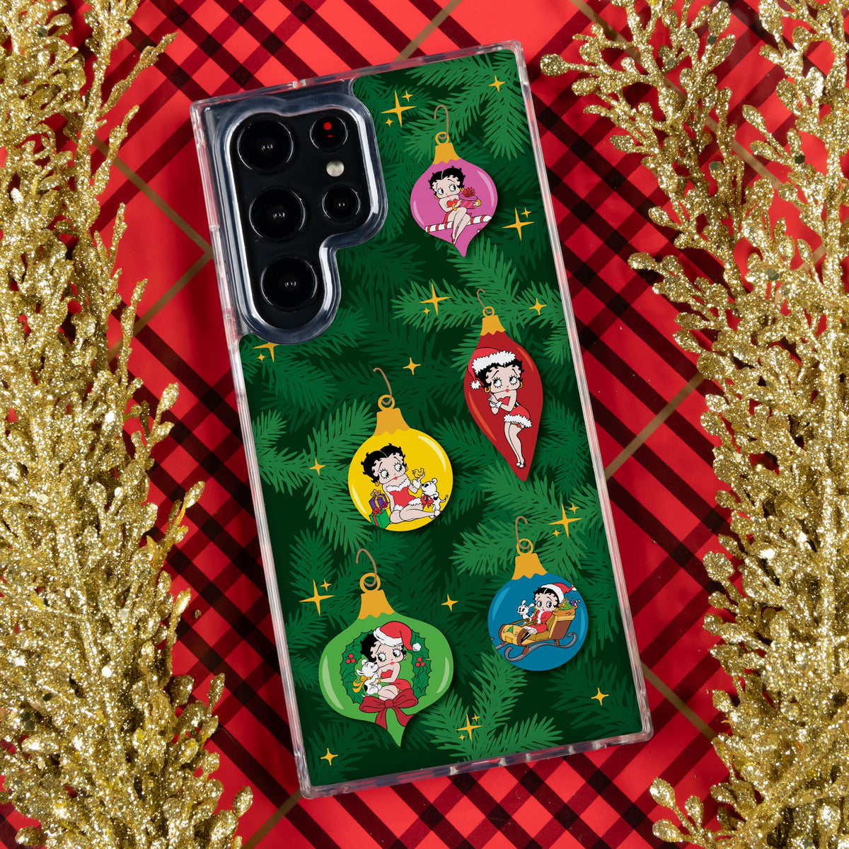Betty Boop Happy Holidays HD Samsung Galaxy S23 Phone Case