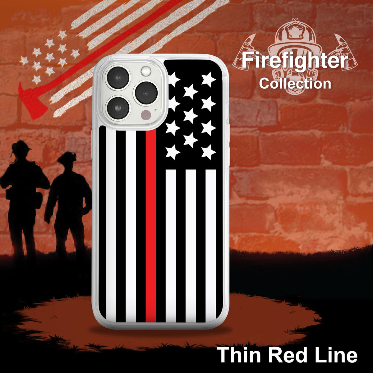 Firefighter HD Apple iPhone 12 Mag-Safe Phone Case