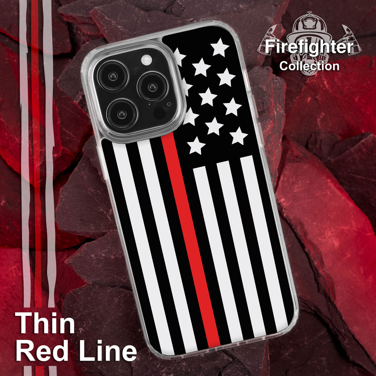Firefighter HD Apple iPhone 14 Mag-Safe Phone Case
