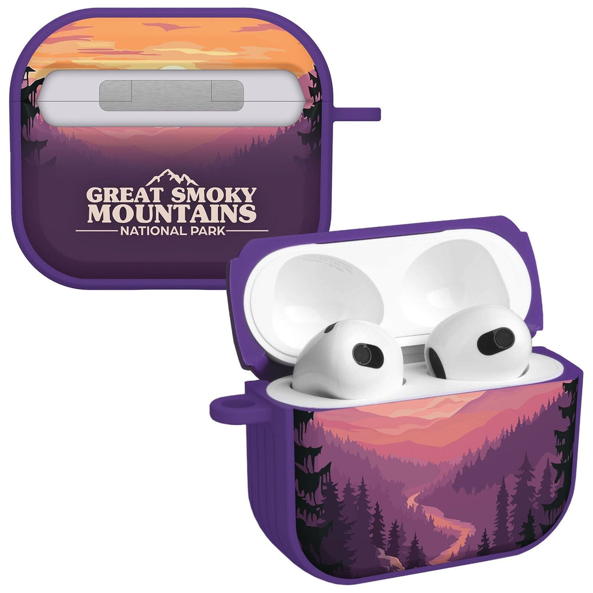 National Parks Great Smoky Mountains HDX Apple Airpods Gen 3 Case Cover